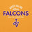 Close-up view of Jersey Village High School Falcons Gold Classic Unisex Hoodie 040