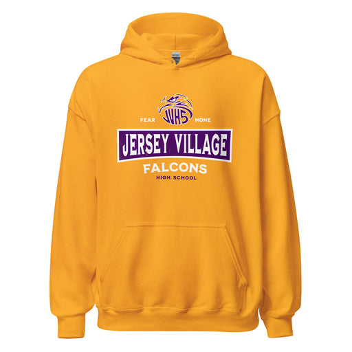 Jersey Village High School Falcons Gold Classic Unisex Hoodie 202