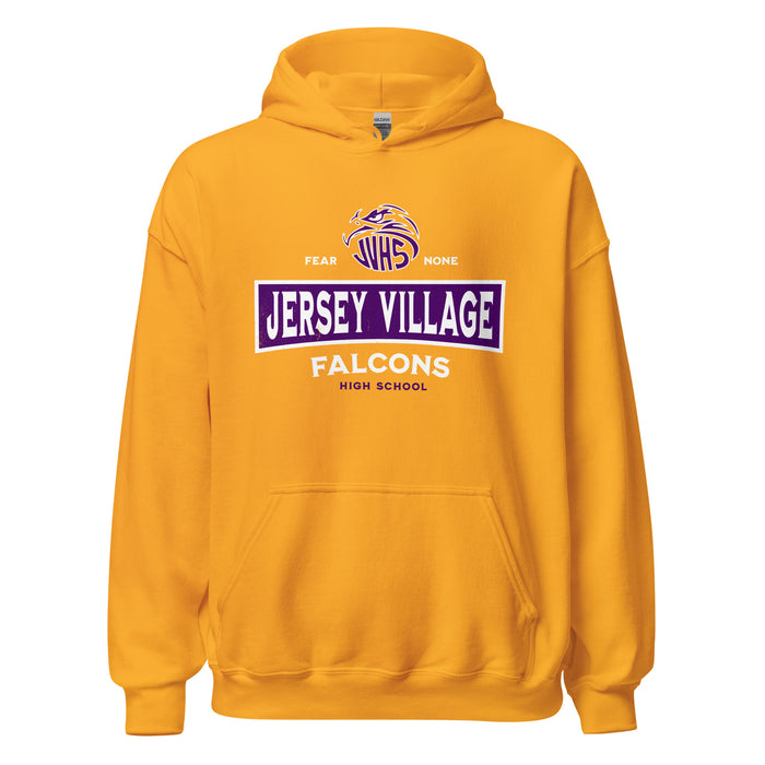 Jersey Village High School Falcons Gold Classic Unisex Hoodie 202