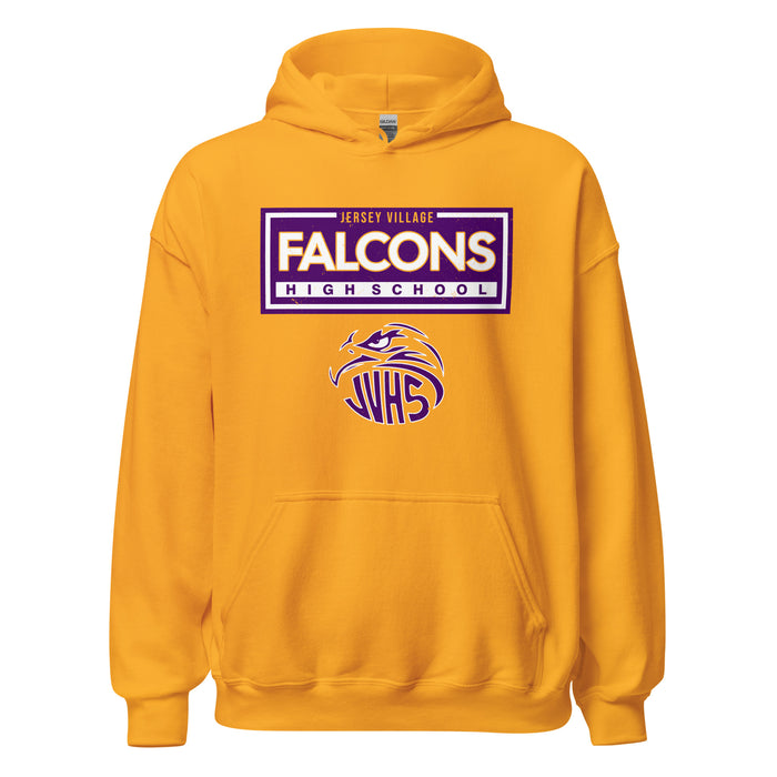 Jersey Village High School Falcons Gold Classic Unisex Hoodie 049