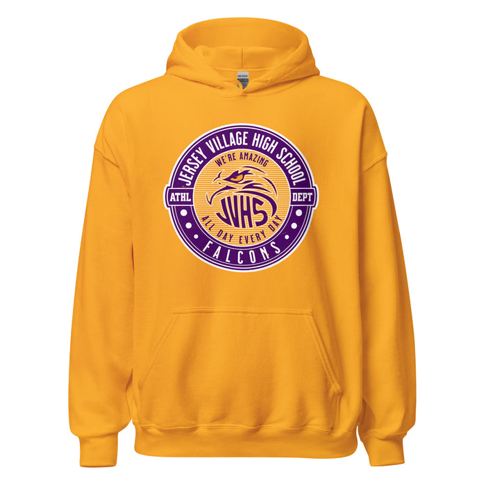 Jersey Village High School Falcons Gold Classic Unisex Hoodie 224