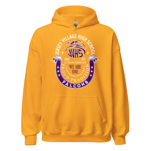 Jersey Village High School Falcons Gold Classic Unisex Hoodie 229