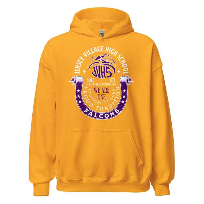 Jersey Village High School Falcons Gold Classic Unisex Hoodie 229