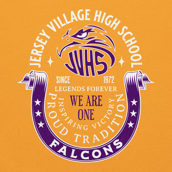 Jersey Village High School Falcons Gold Classic Unisex Hoodie 229