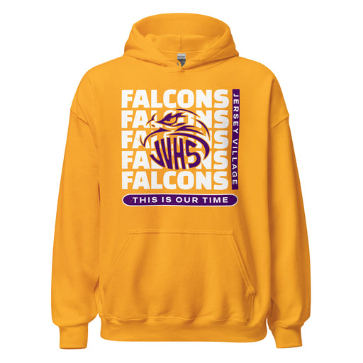 Jersey Village High School Falcons Gold Classic Unisex Hoodie 235