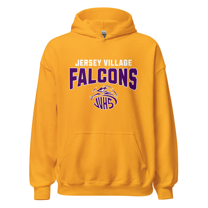 Jersey Village High School Falcons Gold Classic Unisex Hoodie 234