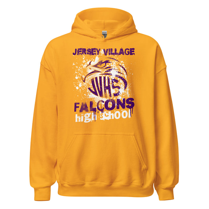 Jersey Village High School Falcons Gold Classic Unisex Hoodie 205