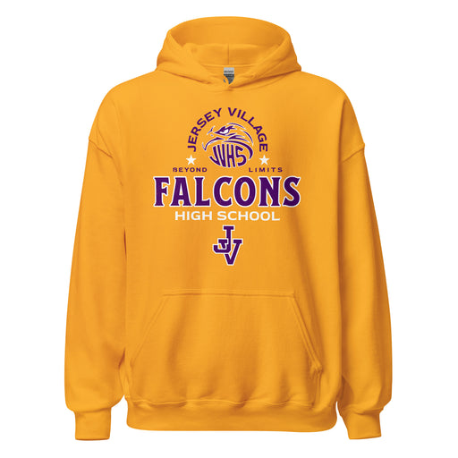 Jersey Village High School Falcons Gold Classic Unisex Hoodie 222