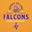 Close-up view of Jersey Village High School Falcons Gold Classic Unisex Hoodie 222