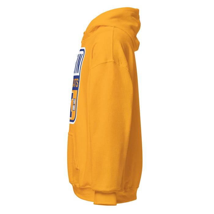 Side view of Klein High School Bearkats Gold Classic Unisex Hoodie 001