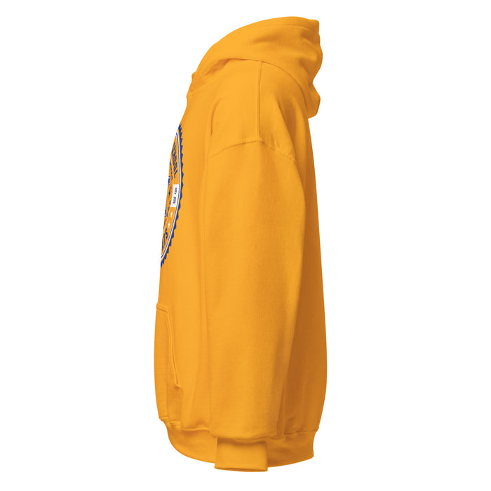 Side view of Klein High School Bearkats Gold Classic Unisex Hoodie 203