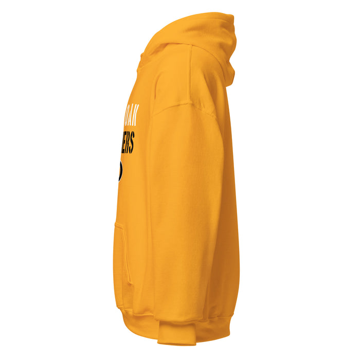 Side view of Klein Oak High School Panthers Gold Classic Unisex Hoodie 017