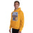Man wearing Klein High School Bearkats Gold Classic Unisex Hoodie 001