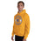 Man wearing Klein High School Bearkats Gold Classic Unisex Hoodie 203