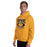 Man wearing Klein Oak High School Panthers Gold Classic Unisex Hoodie 213