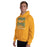 Man wearing Klein Forest High School Golden Eagles Gold Classic Unisex Hoodie 237