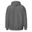 Back view of Tompkins High School Falcons Dark Grey Classic Unisex Hoodie 213