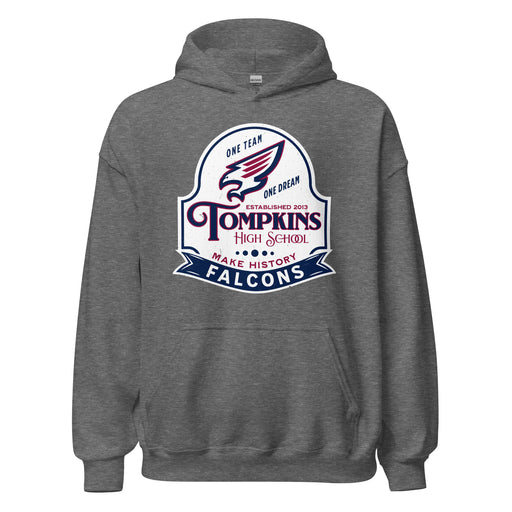 Tompkins High School Falcons Dark Grey Classic Unisex Hoodie 219