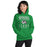 Woman wearing Spring High School Lions Irish Green Classic Unisex Hoodie 230