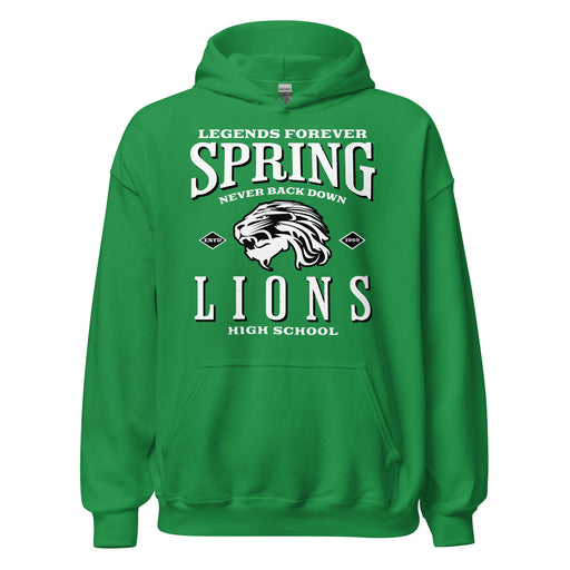 Spring High School Lions Irish Green Classic Unisex Hoodie 230