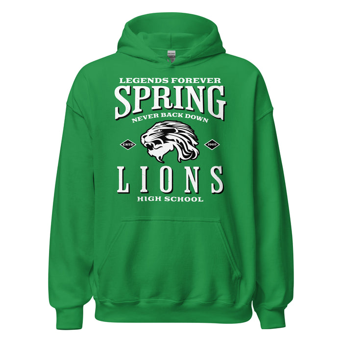Spring High School Lions Irish Green Classic Unisex Hoodie 230