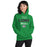 Woman wearing Spring High School Lions Irish Green Classic Unisex Hoodie 034