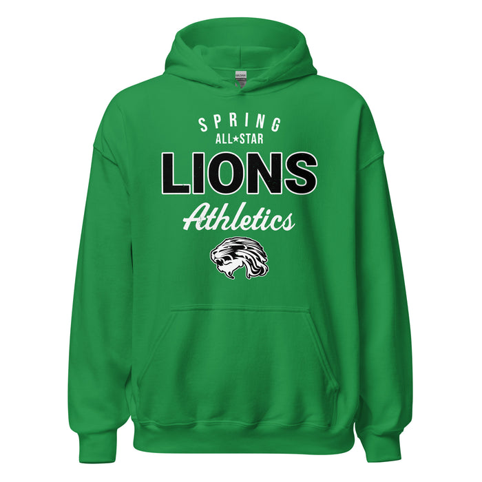 Spring High School Lions Irish Green Classic Unisex Hoodie 034
