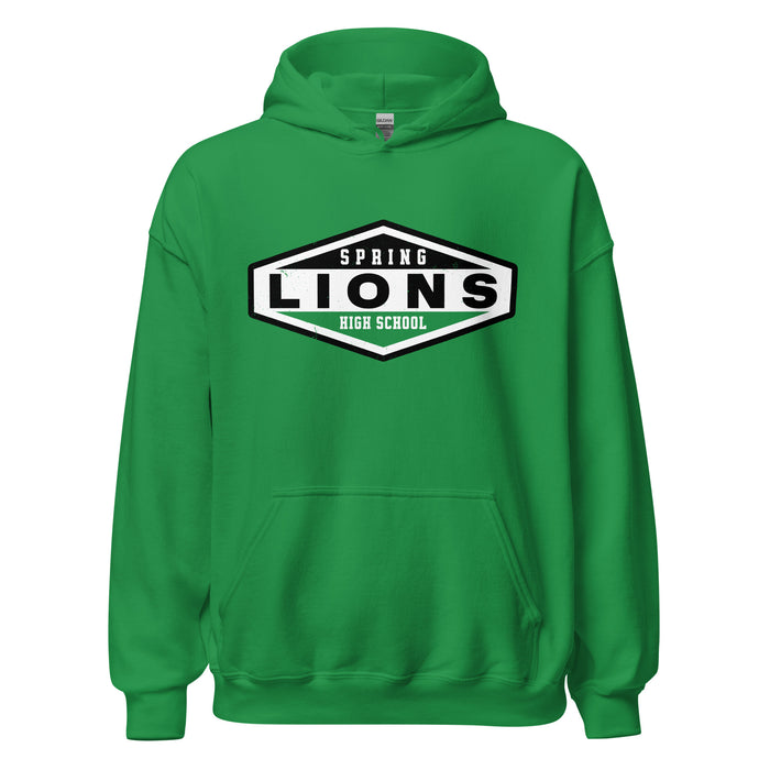 Spring High School Lions Irish Green Classic Unisex Hoodie 009