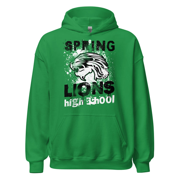 Spring High School Lions Irish Green Classic Unisex Hoodie 205