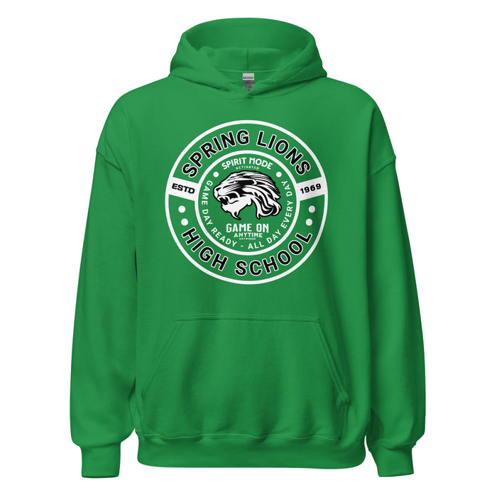 Spring High School Lions Irish Green Classic Unisex Hoodie 239