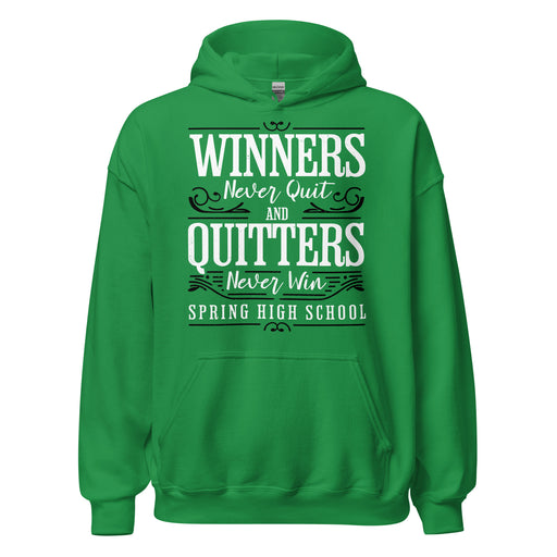 Spring High School Lions Irish Green Classic Unisex Hoodie 237