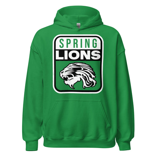 Spring High School Lions Irish Green Classic Unisex Hoodie 001