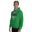 Man wearing Spring High School Lions Irish Green Classic Unisex Hoodie 034