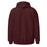 Back view of Round Rock High School Dragons Maroon Classic Unisex Hoodie 226