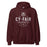 Cy-Fair High School Bobcats Maroon Classic Unisex Hoodie 217