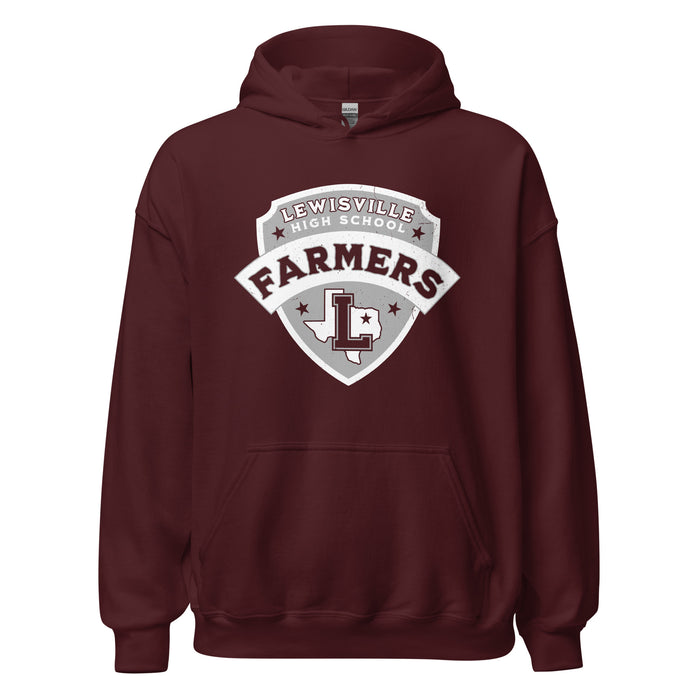 Lewisville High School Farmers Maroon Classic Unisex Hoodie 221