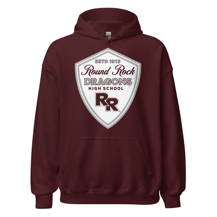 Round Rock High School Dragons Maroon Classic Unisex Hoodie 225