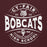 Close-up view of Cy-Fair High School Bobcats Maroon Classic Unisex Hoodie 218
