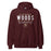 Cypress Woods High School Wildcats Maroon Classic Unisex Hoodie 003