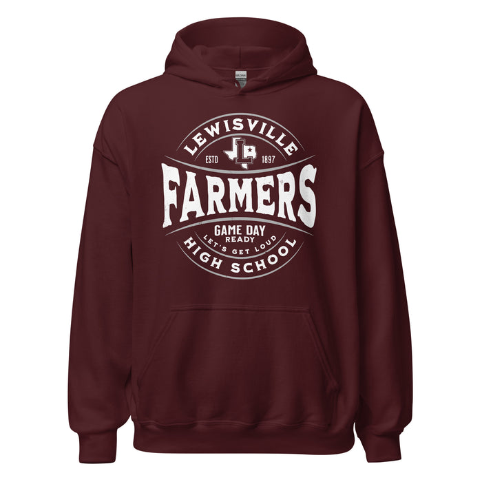 Lewisville High School Farmers Maroon Classic Unisex Hoodie 218