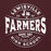 Close-up view of Lewisville High School Farmers Maroon Classic Unisex Hoodie 218