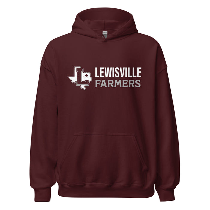 Lewisville High School Farmers Maroon Classic Unisex Hoodie 200