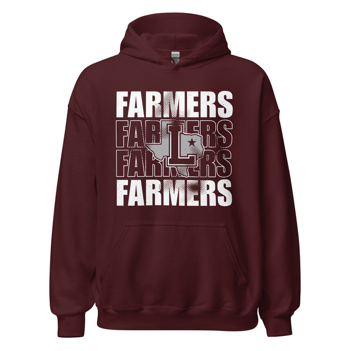 Lewisville High School Farmers Maroon Classic Unisex Hoodie 233
