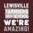 Back view of Lewisville High School Farmers Maroon Classic Unisex Hoodie 231