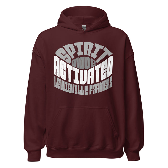 Lewisville High School Farmers Maroon Classic Unisex Hoodie 242