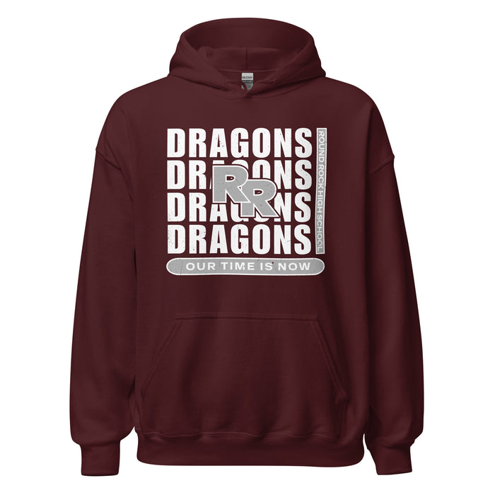 Round Rock High School Dragons Maroon Classic Unisex Hoodie 235