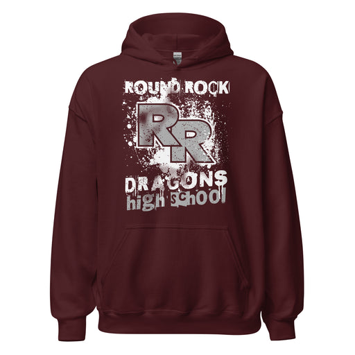 Round Rock High School Dragons Maroon Classic Unisex Hoodie 205