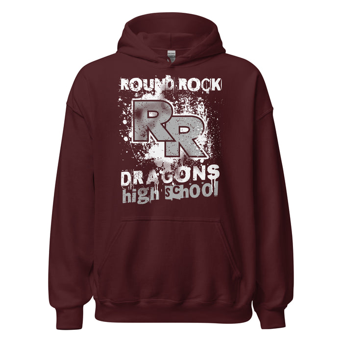 Round Rock High School Dragons Maroon Classic Unisex Hoodie 205