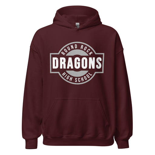 Round Rock High School Dragons Maroon Classic Unisex Hoodie 011