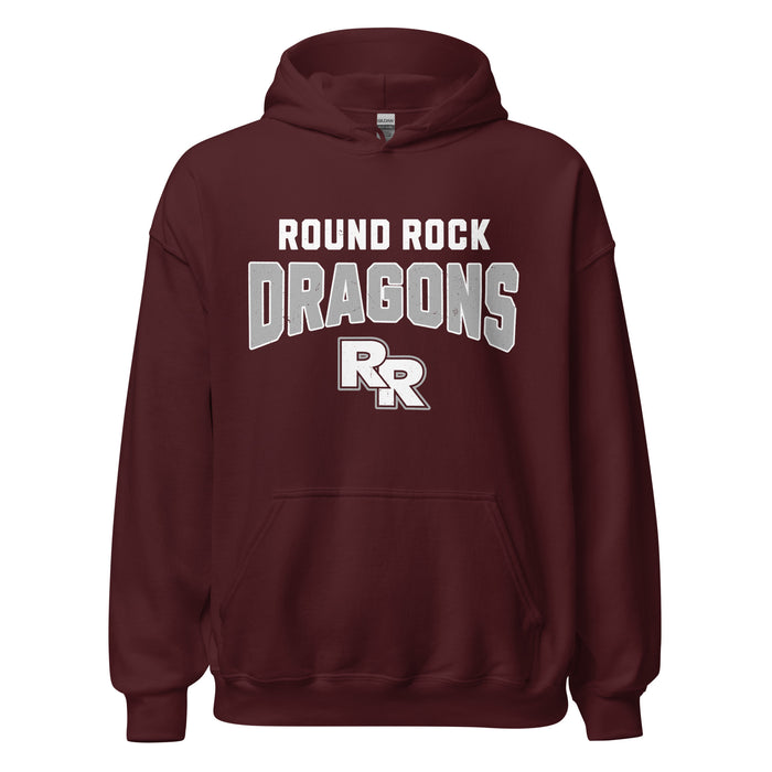 Round Rock High School Dragons Maroon Classic Unisex Hoodie 234
